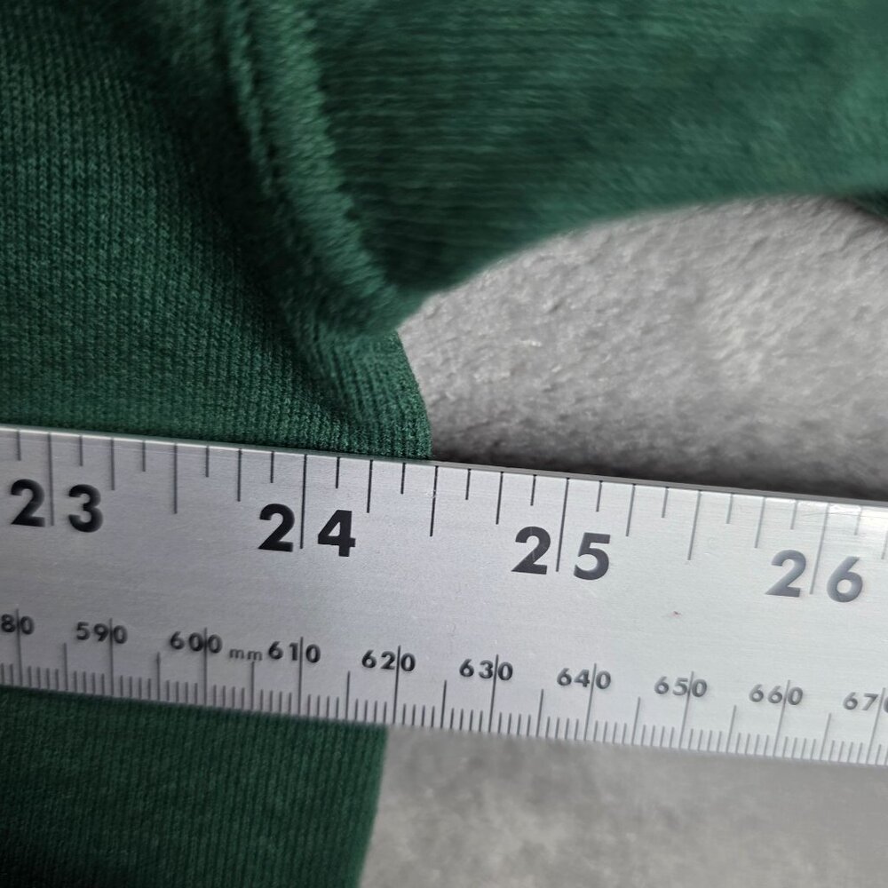 Mens Vintage 1990s Russell Athletic Green Sweatshirt Long Sleeve Crew Neck XL - Picture 6 of 8
